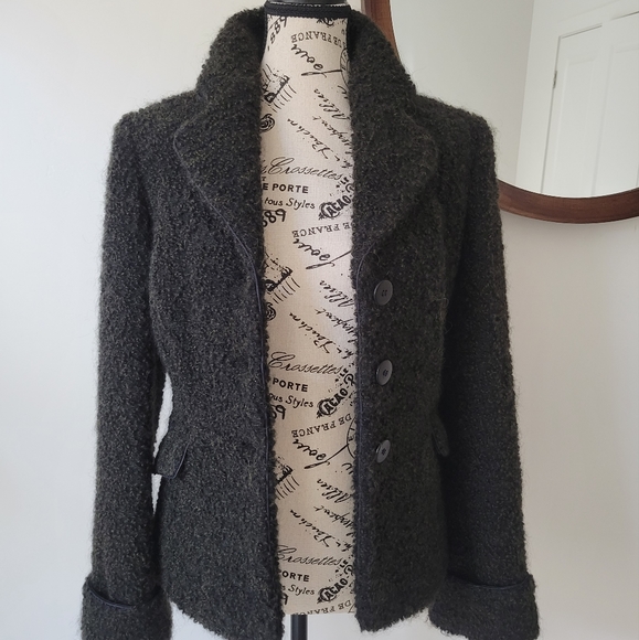 ARMANI Collezion Lined Wool Jacket. Size 8 - Picture 5 of 12